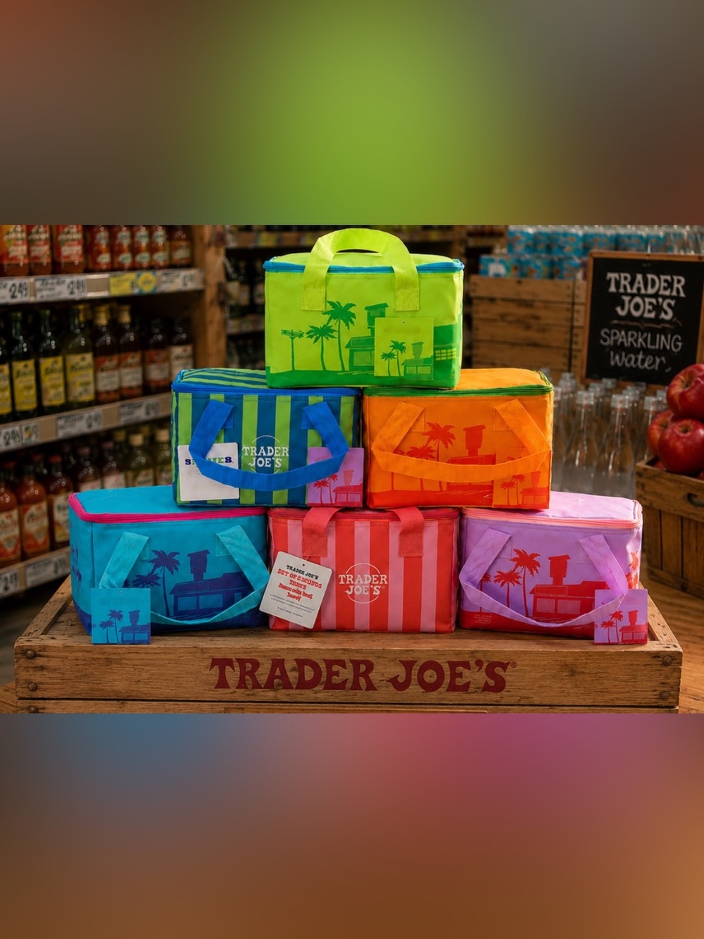 NEW WITH TAGS MINI COOLER TRADER JOE’s